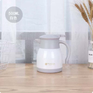 保温壶 304不锈钢 素雅白500ml 16.3cm*12cm