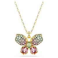 施华洛世奇(SWAROVSKI)女式项链精致蝴蝶水晶多色设计时尚百搭轻奢饰品