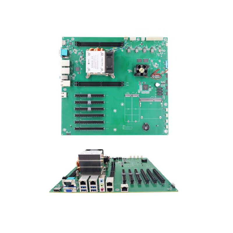 Sivir飞腾主控板 mATX-D2K8 飞腾D2000 8核处理器 32GB-DDR4 1TBm.2 NVMESSD