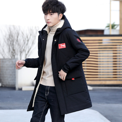 NEWLAKE13冬季14青少年中长款棉衣15男孩子16岁学生棉袄17加厚羔绒外套棉衣