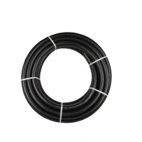 盛京联硕黑色橡胶管光面夹布橡胶管 内径19mm[6分] 3层线 20米 卷