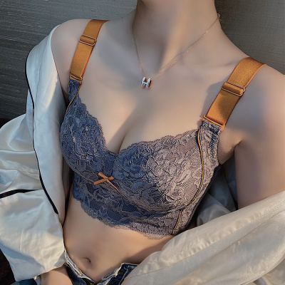 HLCOMAN大码内衣女全罩杯调整型大胸显小收副乳聚拢文胸防下垂无钢圈胸罩胸罩