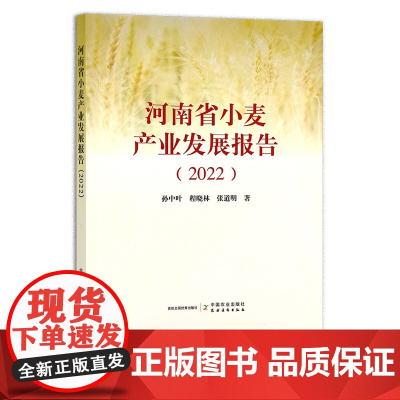 河南省小麦产业发展报告(2022) 孙中叶,程晓林,张道明 麦子 农业经济 粮食 29902