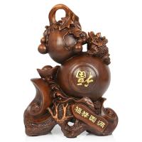美帮汇貔貅葫芦摆件一对家居客厅金蟾工艺品办公室新年开业礼品