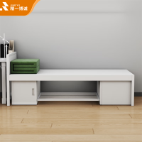 精一博诚营具床钢制床带鞋柜员工公寓宿舍床单层铁床单人床1.2米