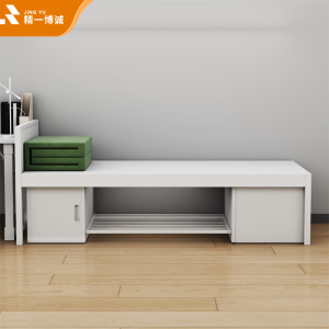 精一博诚营具床钢制床带鞋柜员工公寓宿舍床单层铁床单人床1.2米