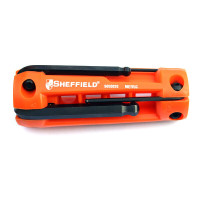 钢盾(SHEFFIELD) S050020 8件套折叠式公制球头内六角扳手[家用]