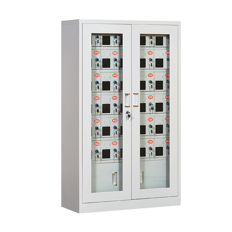 慧采云 钢制30门手机充电柜电子设备对讲机管理柜手机保管箱存放箱手机寄存柜