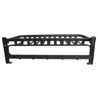 LONMATE-卫生间加宽扁杆网蓝浴巾架SL-129一个