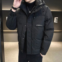 羽绒服男士短款冬季新款衣服帅气潮牌连帽保暖加厚外套男冬天