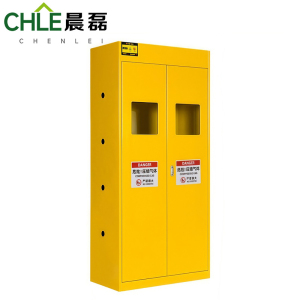 晨磊 防爆气瓶柜 双瓶黄色 台