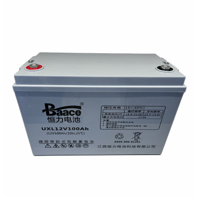 BAACE恒力铅酸蓄电池UXL12V100AH(含配件)