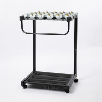 翌嘉YJ4122858 雨伞架大容量伞架商用酒店铁艺含锁雨伞收纳架 加高款15头