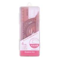 齐心 B3260 金属套尺 钛金