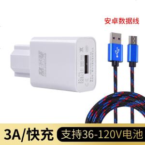 [补贴10%]快充通用电动车手机充电器电瓶转换接头36V-120V兼容代驾车载usb