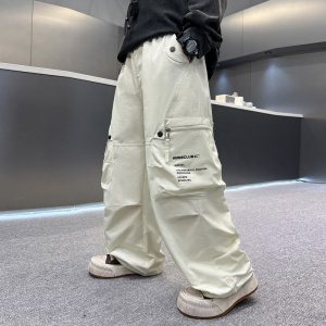 男童工装裤2026新款裤子春秋款中大儿童炸街春装休闲裤春季宽松潮