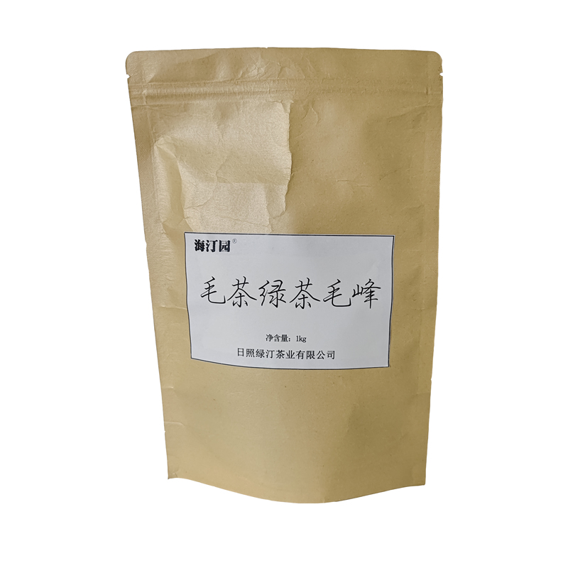 海汀园 毛茶绿茶毛峰 1千克 袋