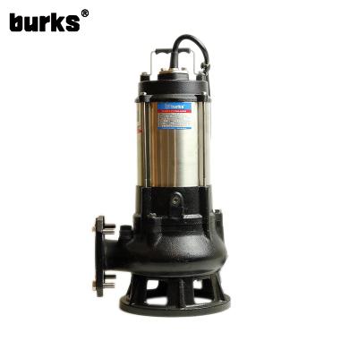 burks 中美博克斯 BQG-315化粪池集水坑切割式铰刀式切割泵绞碎泵潜水泵污水泵产地台湾