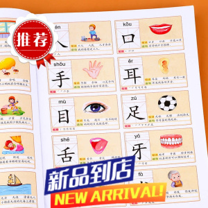 3-6岁学前识字书识字大全3000字认字神器看图识字启蒙书幼儿园