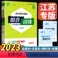 [正版]2024通城学典 初中语文阅读组合训练 七年级 7年级 下册 古诗词阅读 文言文阅读 现代文阅读 初二语文
