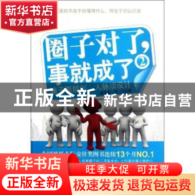 正版 圈子对了,事就成了 黄志坚,余江著 湖南人民出版社 978754
