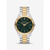 深绿两色不锈钢石英表男款商务休闲多功能时尚腕表