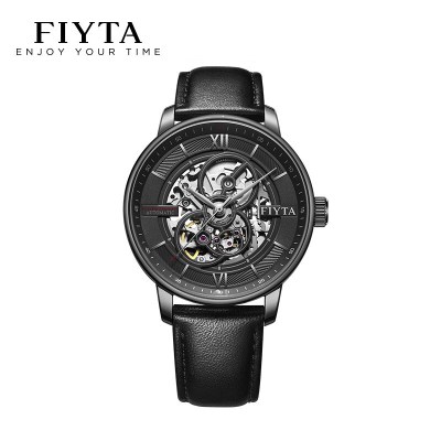 飞亚达手表男全自动机械表镂空男表防水皮带男士手表新DGA23001