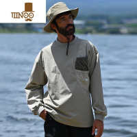 YANXU 23AW 日系复古设计感秋季新款长袖卫衣男户外通勤百搭上衣