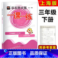 数学 三年级下 [正版]2023春 华东师大版一课一练 数学 三年级第二学期/3年级下 华师大一课一练下册 数学 华东师