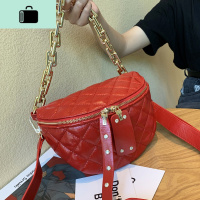 ins复古风2020夏天小包包女时尚菱格单肩包气质小型饺子包斜挎包NEW LAKE女斜挎包