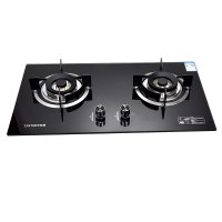 L-8128钢化玻璃燃气灶台嵌俩用天然气4.5KW