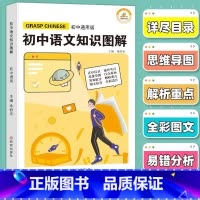 初中语文知识图解 初中通用 [正版]初中数学题型方法全归纳 知识点图解一本大全 数学公式解题技巧初中一二三中考总复习七八
