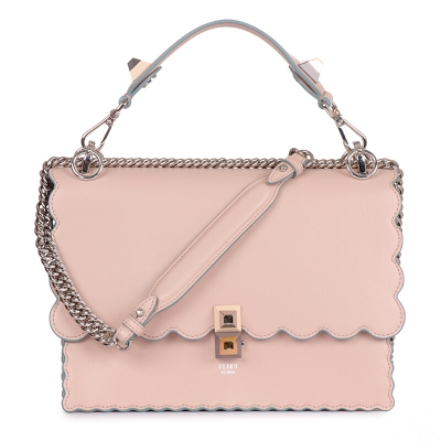 Fendi女士KANI系列牛皮手提单肩包8BT283A18Q