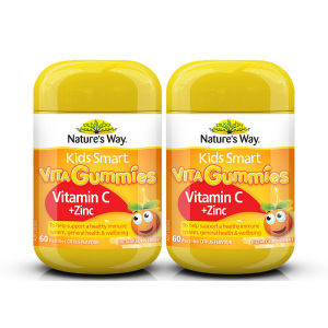 2件装|Nature's way 佳思敏 儿童维生素C+锌软糖 60粒/瓶