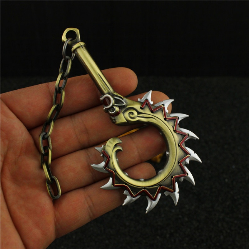 周边源氏飞镖龙碳素黑武器模型青年邪鬼合金玩具 12cm路霸土著战士