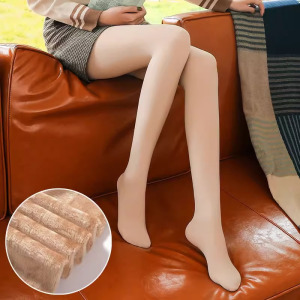 浪莎打底裤女秋冬光腿神器丝袜加绒加厚裸感外穿美腿连裤袜秋冬季