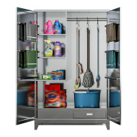 凌迪星清洁工具柜1200*400*1900mm台