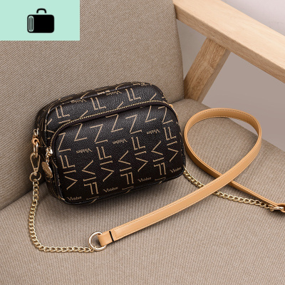 上新小包包女2020夏新款韩版时尚链条包单肩斜跨包中年女士小挎包NEW LAKE女士单肩包