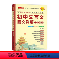 图解文言文 初中通用 [正版]2024新版初中文言文图文详解七至九年级统编版人教版七年级八九年级初一二三中考文言文全解一