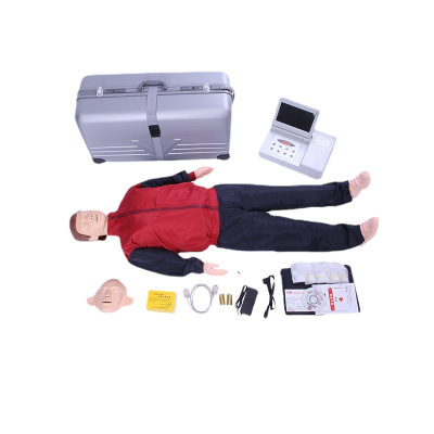 大屏幕液晶彩显高级电脑心肺复苏模拟人 全身 CPR690S-Y