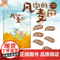 少儿.风中的麦田科普绘本三乖二十四节气绘本快乐读书吧自主阅读亲子阅读睡前故事爱的教育幼儿科普农作物与节气