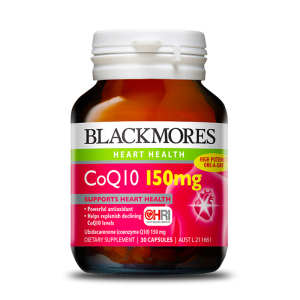 澳佳宝Blackmores辅酶Q10软胶囊 150mg 30粒