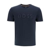 Hugo boss男士圆领短袖棉质LOGO图案T恤休闲舒适套穿设计
