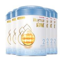 惠氏启赋蓝钻2段6-12月较大婴儿配方奶粉810g*6