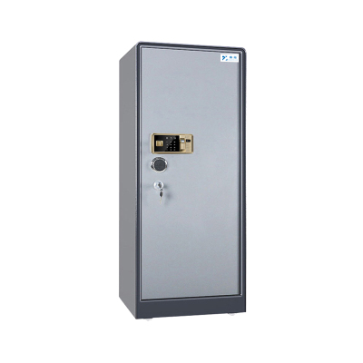 臻远全钢实心防盗保险柜 高120cm指纹款深空灰色