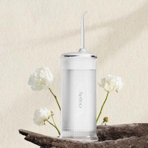 ApiYoo艾优电动冲牙器便携式家用洗牙器牙垢牙齿清洗水牙线X11 X11米白色 1支喷头