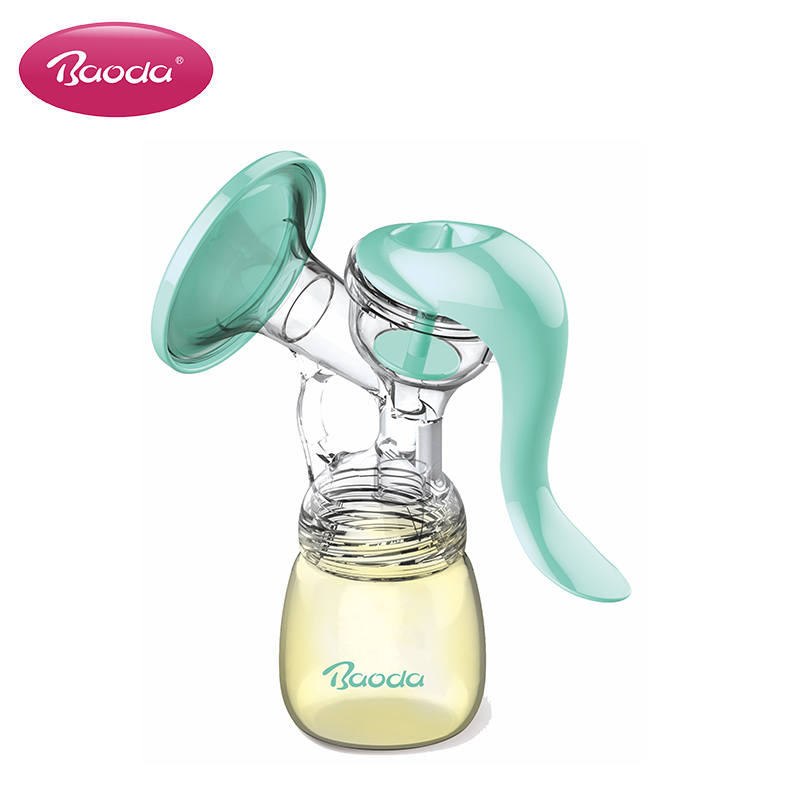 宝德舒雅手动吸奶器单手易握舒适便捷符合人体工学设计自由调节吸力