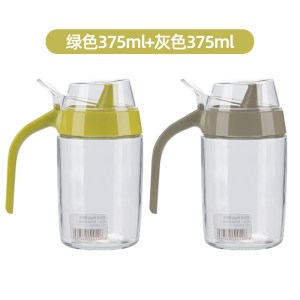茶花玻璃油壶大容量塑料厨房家用小油罐油瓶酱油醋调料瓶