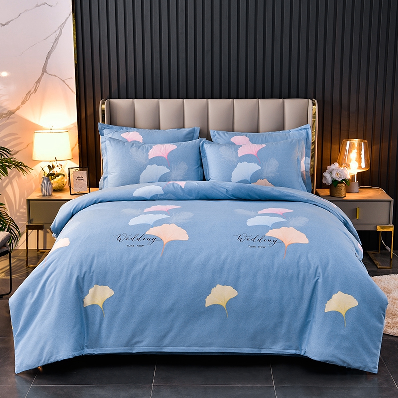 雅鹿 全棉加厚磨毛四件套