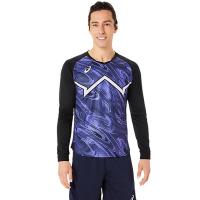 Asics/亚瑟士专业运动透气排汗男子 volley 运动长袖T恤男女款弹